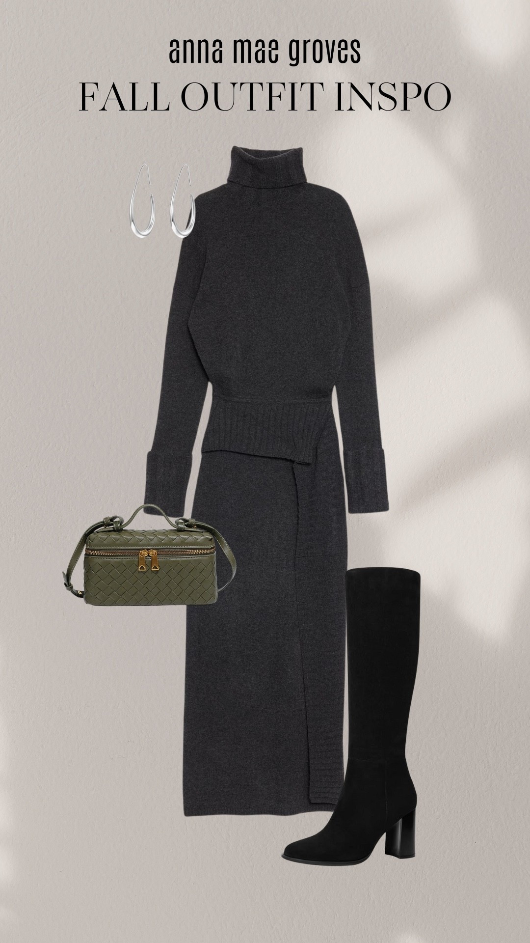 Date night outfit inspo for YOU! I love Amazon accessories! This sweater dress is such great wardrobe staple for fall and winter. 

#LTKShoeCrush #LTKSeasonal #LTKOver40