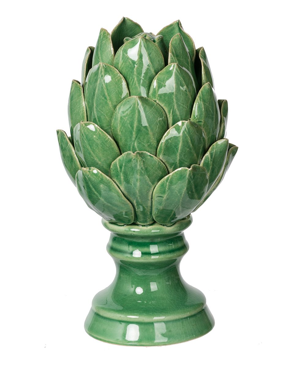 kathy ireland Collectibles and Figurines - 7.5'' Green Helsa Blooming Artichoke Figurine | Zulily
