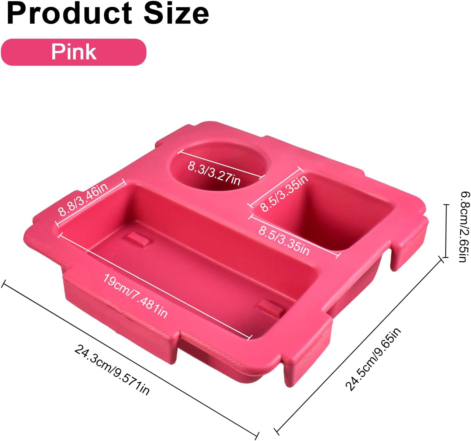 Top Cup Holder Topper Tray for Bogg Bag X-Large, Waterproof EVA Drink Holder Snack Tray for Large... | Amazon (US)