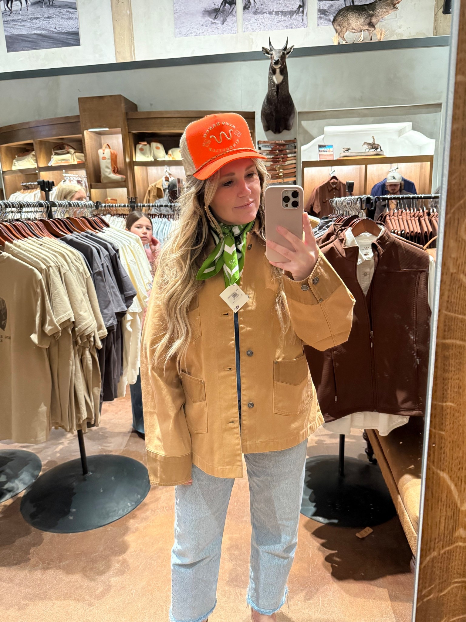 King Ranch just put all of their outerwear 25% off! One of their employees styled me in this jacket and I loved it! Thankfully I waited because I snagged it for right at $100! 

I’m in a men’s medium for an oversized, baggy fit. 

#LTKTravel #LTKSeasonal #LTKootd
