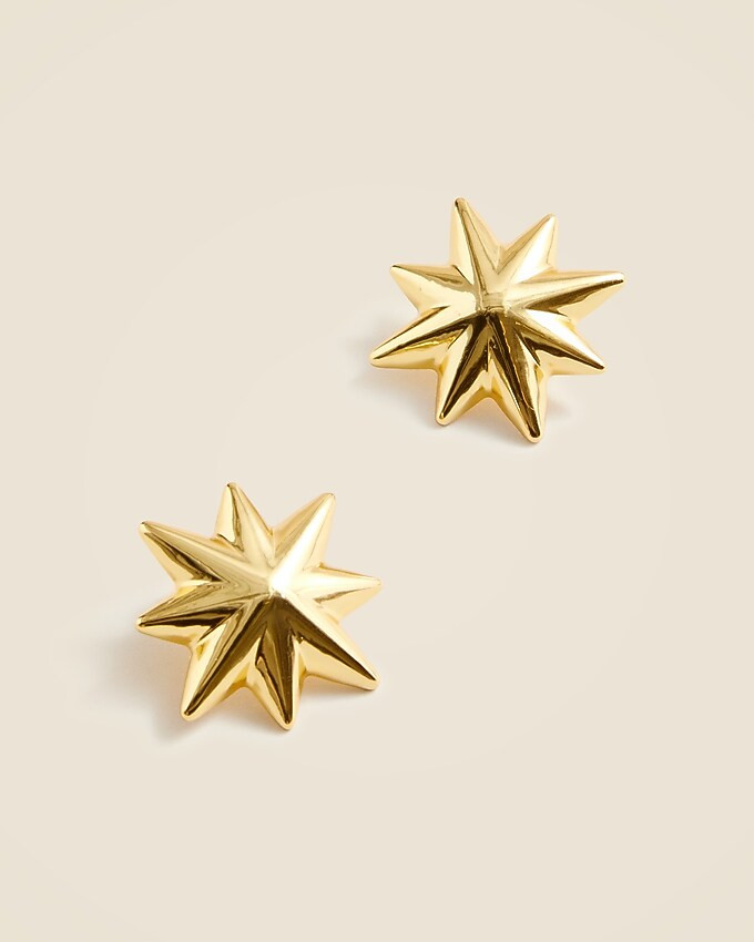 Oversized starburst stud earrings | J. Crew US