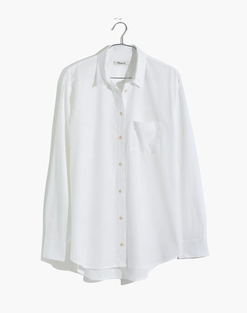 Poplin Oversized Ex-Boyfriend Shirt | Madewell