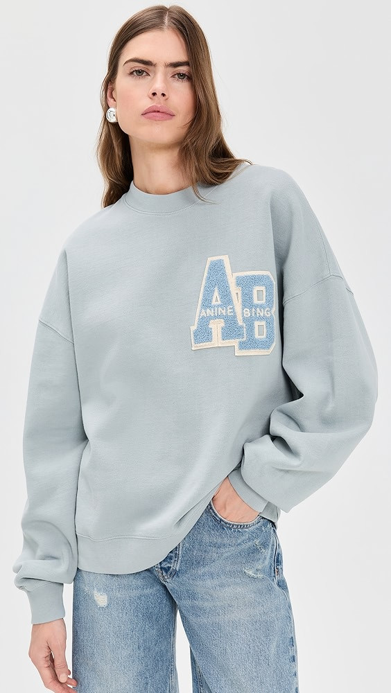 Miles Oversized Letterman Sweatshirt | Shopbop