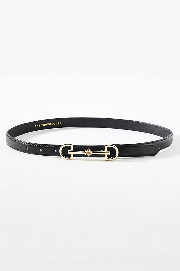 Skinny Horsebit Detail Belt | Anthropologie (US)
