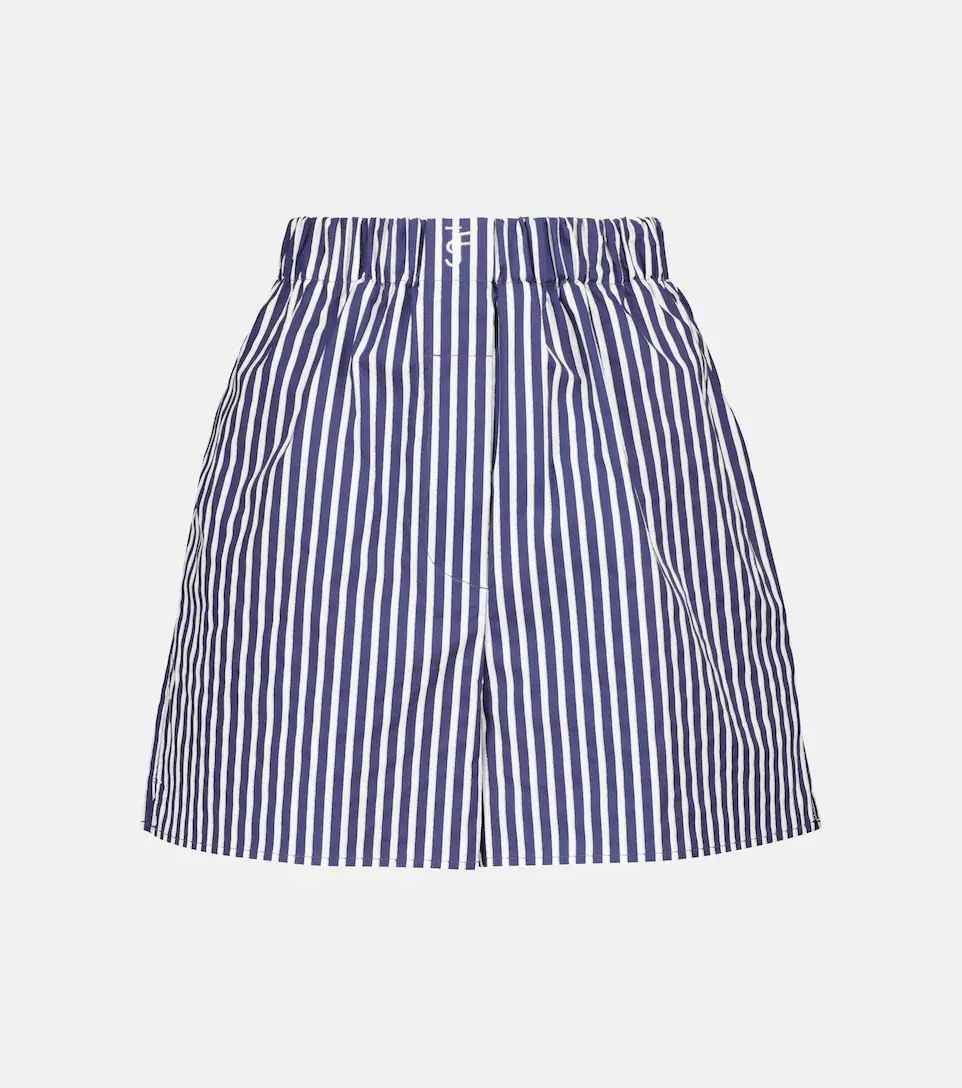 Exclusive to Mytheresa – Lui striped cotton shorts | Mytheresa (US/CA)