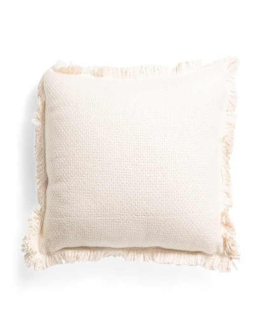 20x20 Meditation Cozy Fringe Pillow | TJ Maxx