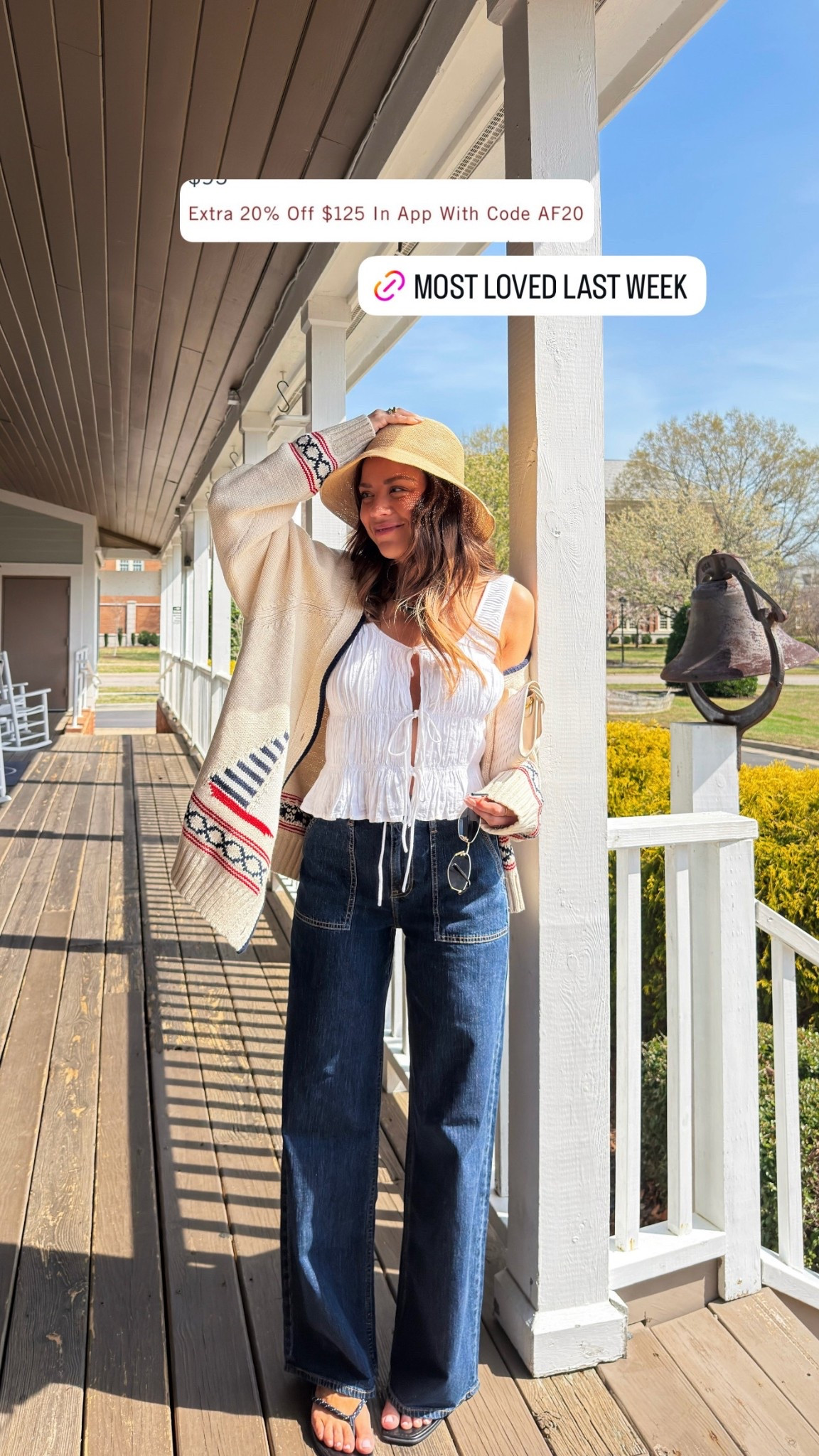 AF20 to save spring Abercrombie! In M sweater 24 reg jeans 

#LTKdayinmylife #LTKSaleAlert #LTKootd