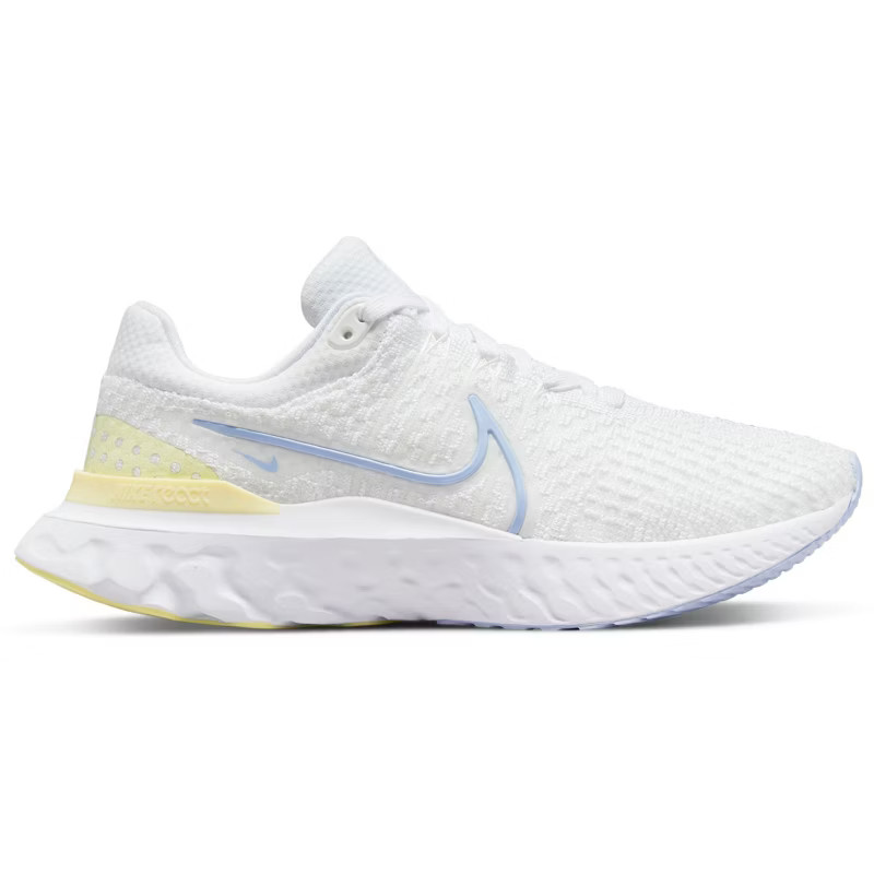 Nike Women's React Infinity Flyknit 3 Running Shoes White/Light Blue, 10 - Women's Running at Academ | Academy Sports + Outdoors