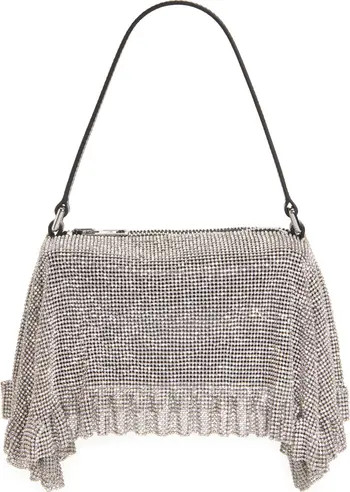 Alexander Wang Divina Crystal Mesh Pochette Top Handle Bag | Nordstrom | Nordstrom
