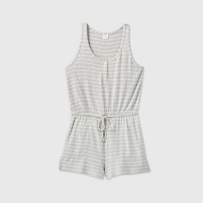 Women's Striped Perfectly Cozy Romper - Stars Above™ | Target