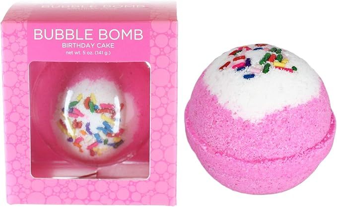 Birthday Cake Bath Bombs, Stocking Stuffers, Incredible Scent, USA Made, Kids Safe Ingredients, W... | Amazon (US)