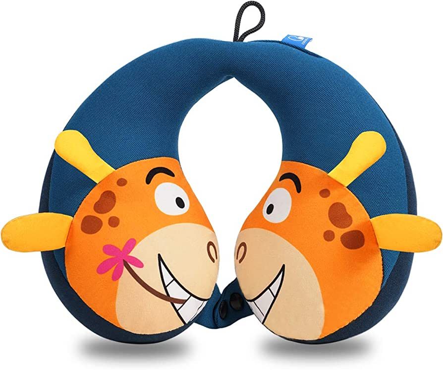 COOLBEBE Kids Neck Travel Pillow, Remarkable Head Chin Neck Support U-Shaped Animal Pillows for C... | Amazon (US)