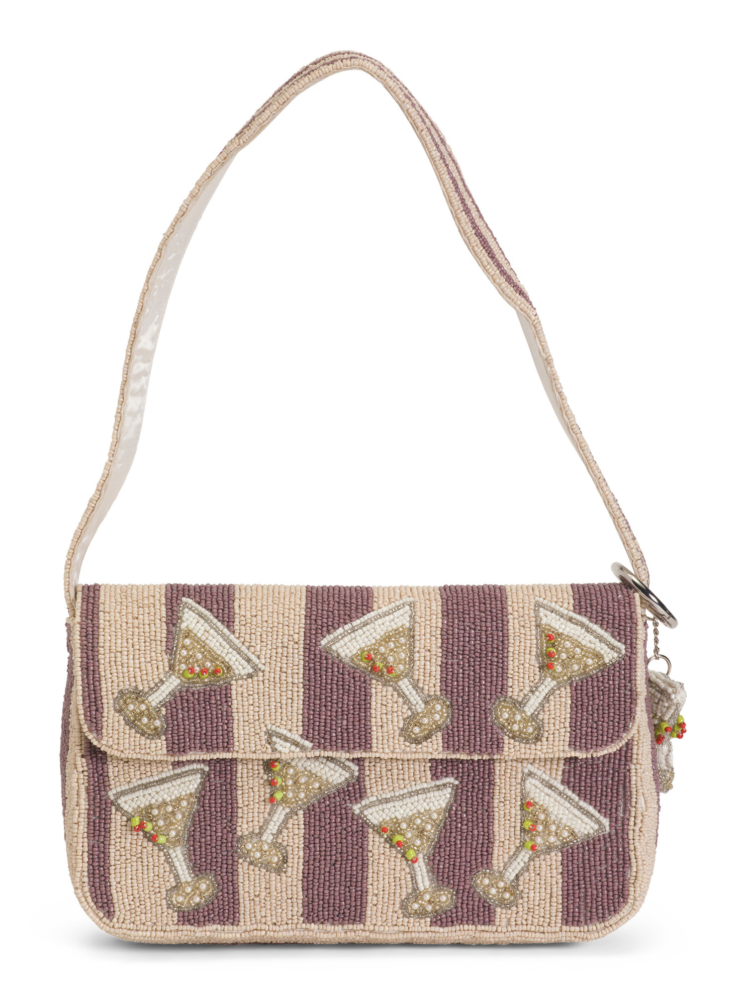 Beaded Margarita Flap Over Shoulder Bag | TJ Maxx