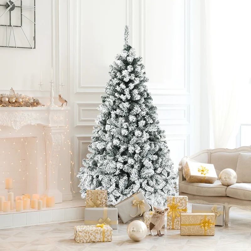 White Pine Artificial Christmas Tree with 250 Clear/White Lights | Wayfair North America