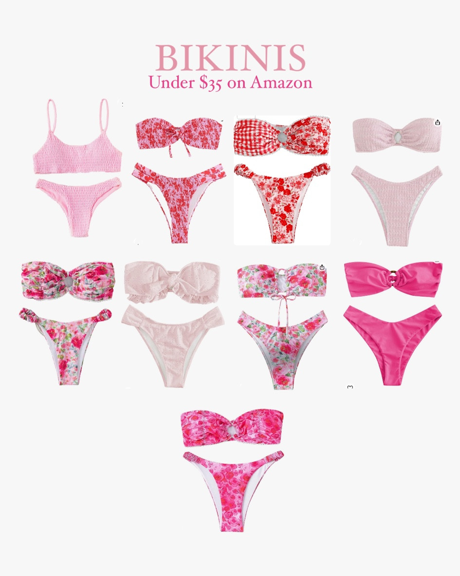 swimsuits, swimsuits 2024, swimwear, bikini set, bikinis 2024, triangl bikini, bikini amazon, amazon swimsuit, amazon bikini, triangl dupe, amazon swimsuits, pink bikini, floral bikini, blackbough swim

#LTKfindsunder50 #LTKswim