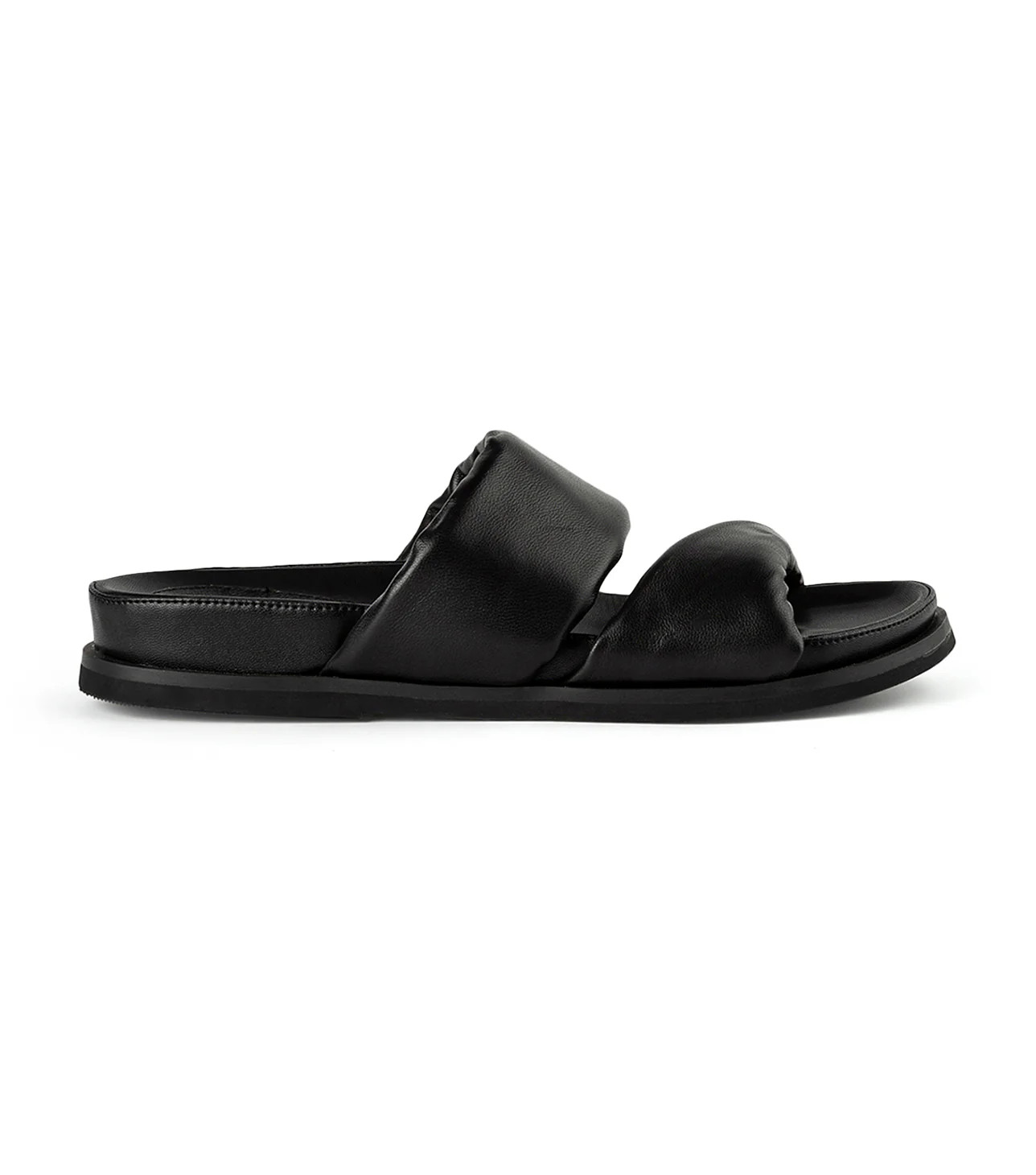 Henry  Black Nappa Sandals | Sandals | Tony Bianco | Tony Bianco | Tony Bianco (Australia & New Zealand)