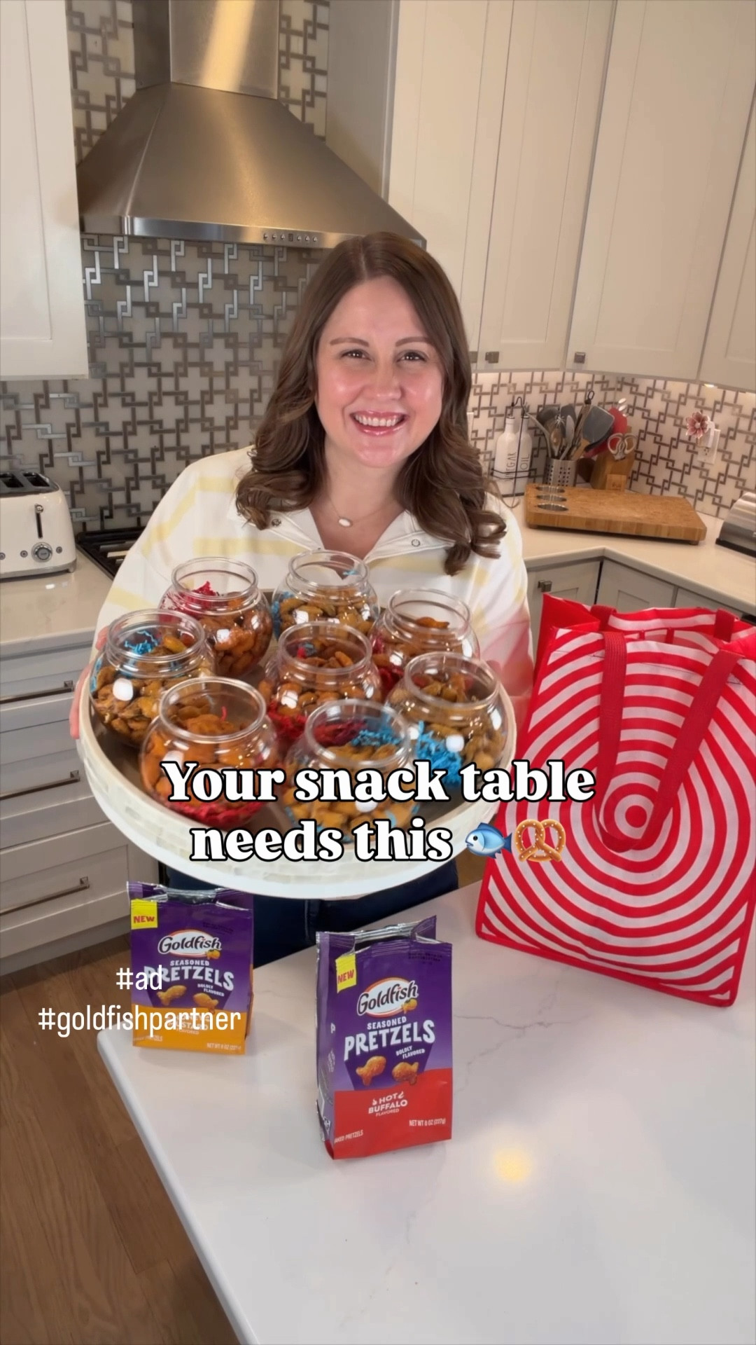 #ad These are such a fun find for hosting  The new Goldfish® Seasoned Pretzels @Target come in Honey Mustard and Hot Buffalo, and both have that signature pretzel crunch with so much flavor. @goldfishsmiles. The Honey Mustard is sweet + savory and the Hot Buffalo is Hot + Tangy! I love putting them in these little fishbowls for the cutest snack setup.
 
Perfect for parties, movie nights, or just making every day snacks feel more fun.
 
The NEW Goldfish® Pretzels are linked here along with my other favorites!
 
#GoldfishPartner #TargetPartner #Target #LTKFamily #LTKFinds #LTKHome #Snacks #LTKEntertaining #TargetFinds #HostingIdeas #SnackIdeas
