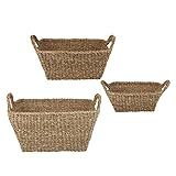 Creative Brands 47th & Main Seagrass Basket(s), Large, Medium, Small, Rectangle Storage | Amazon (US)