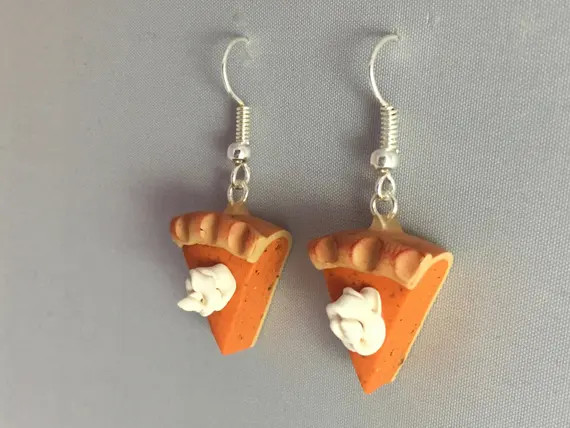 Pumpkin Pie Dangle Earrings | Etsy | Etsy (US)