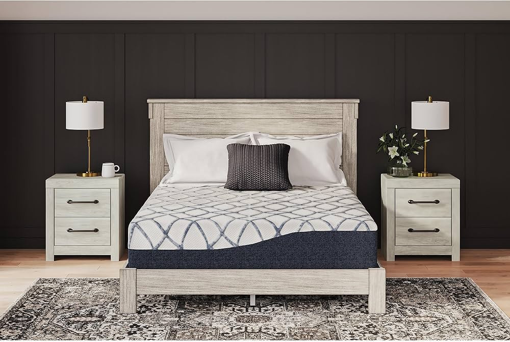 Signature Design by Ashley 12 Inch Chime Elite 2.0 Plush Green Tea Memory Foam Mattress for Cool ... | Amazon (US)