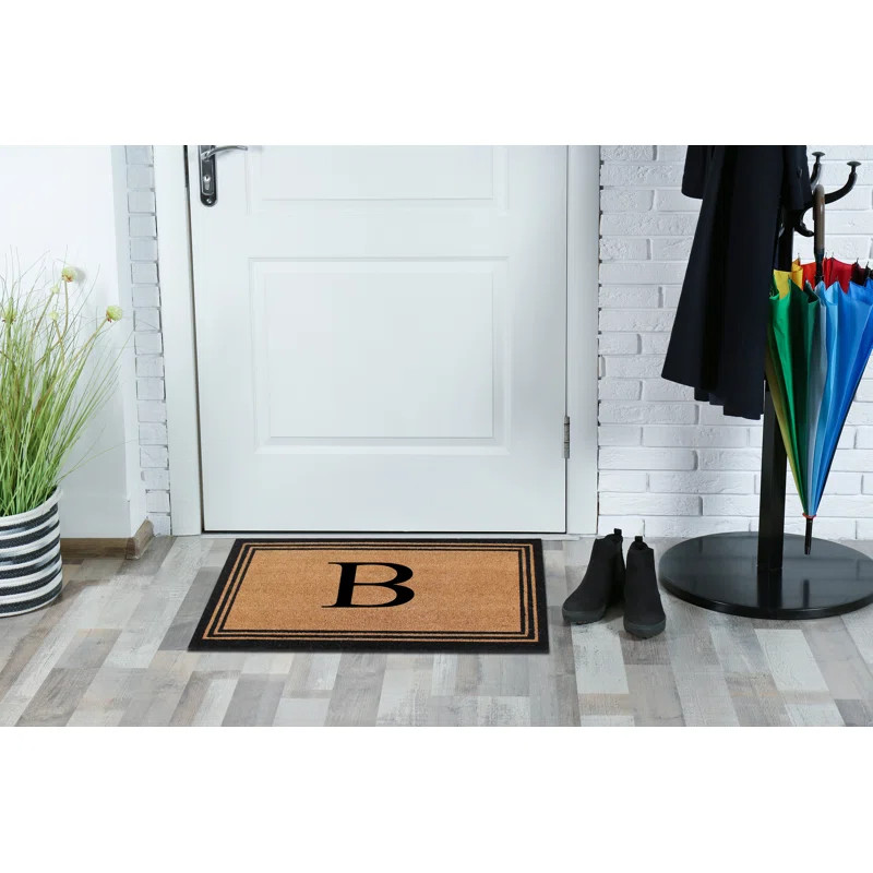 DeHond Pure Natural Coir Non-Slip Outdoor Door Mat | Wayfair North America