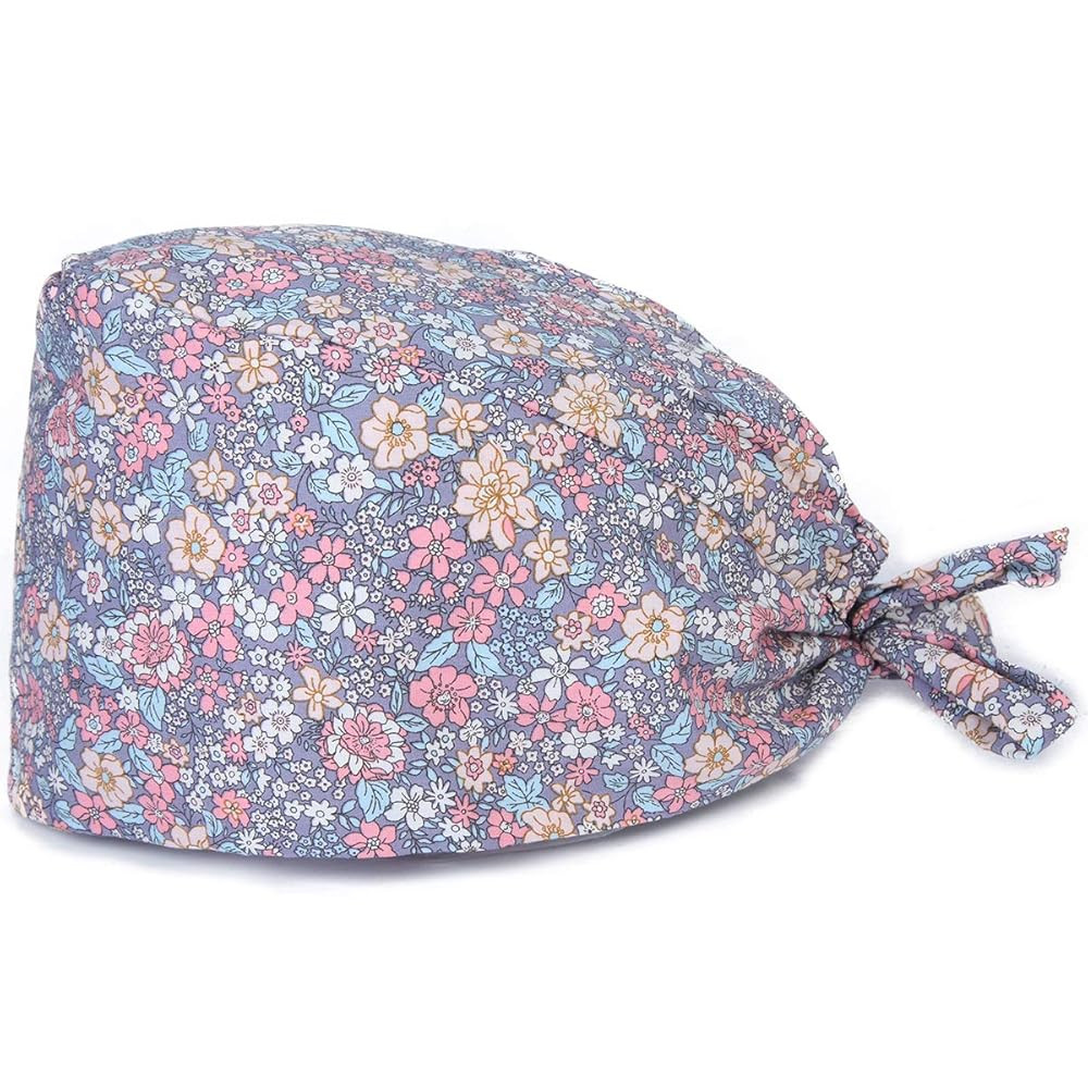 Kousenpu Adjustable Working Cap,Elastic Tie-Back Scrub Cap, Unisex, One Size Multiple Color | Amazon (US)