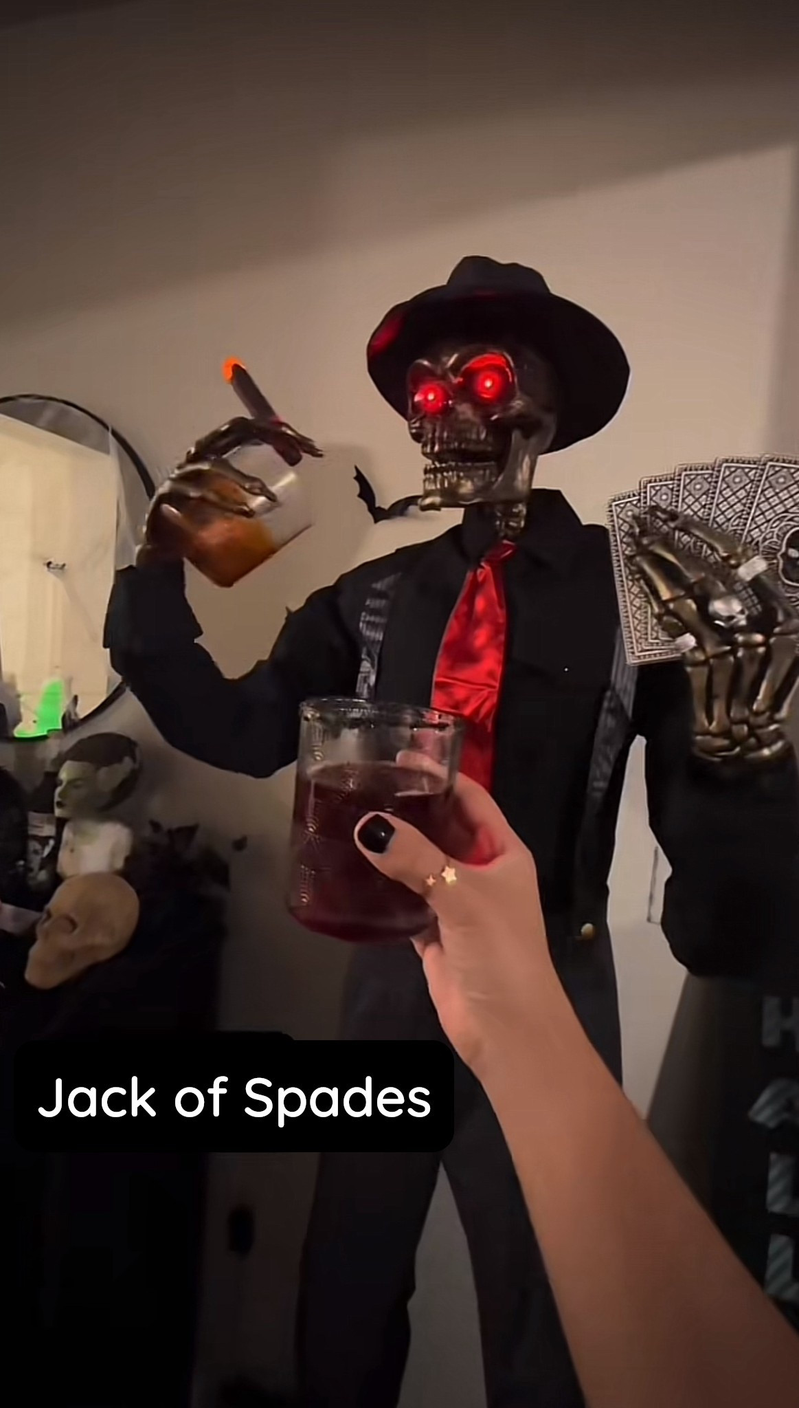6.5 ft Jack of spades back in stock! High sell out risk! 

Halloween, skeleton, Home Depot, spooky season. 

#LTKStyleTip #LTKSeasonal #LTKParties