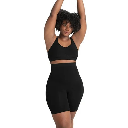 Shapermint Core High Waist Women s Smoothing Seamless Shorts – Sizes S–4XL | Walmart (US)