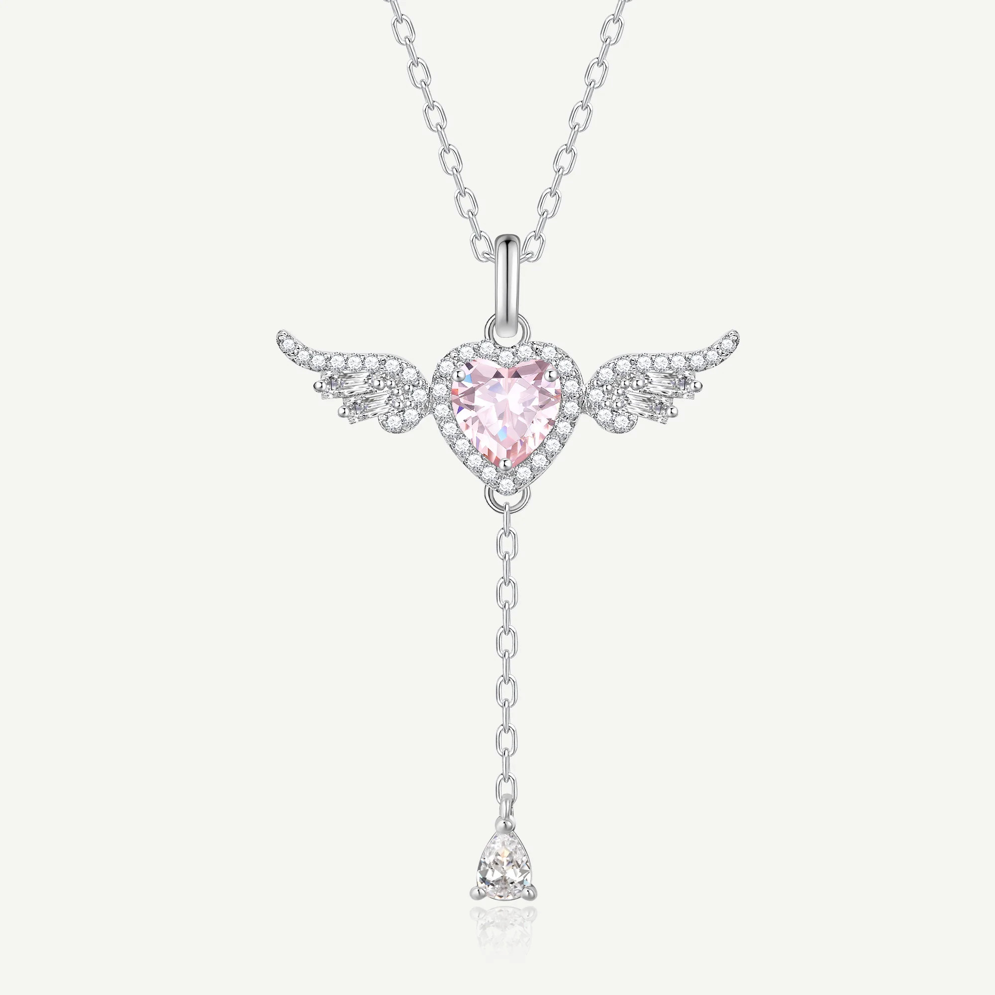 FANCI ME"Angel's Love" Sterling Silver Necklace | FANCI ME