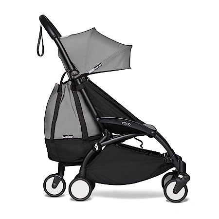 BABYZEN YOYO2 Stroller + YOYO Bag - Includes Black Frame, Grey Seat Cushion, Grey Canopy, Grey YO... | Amazon (US)