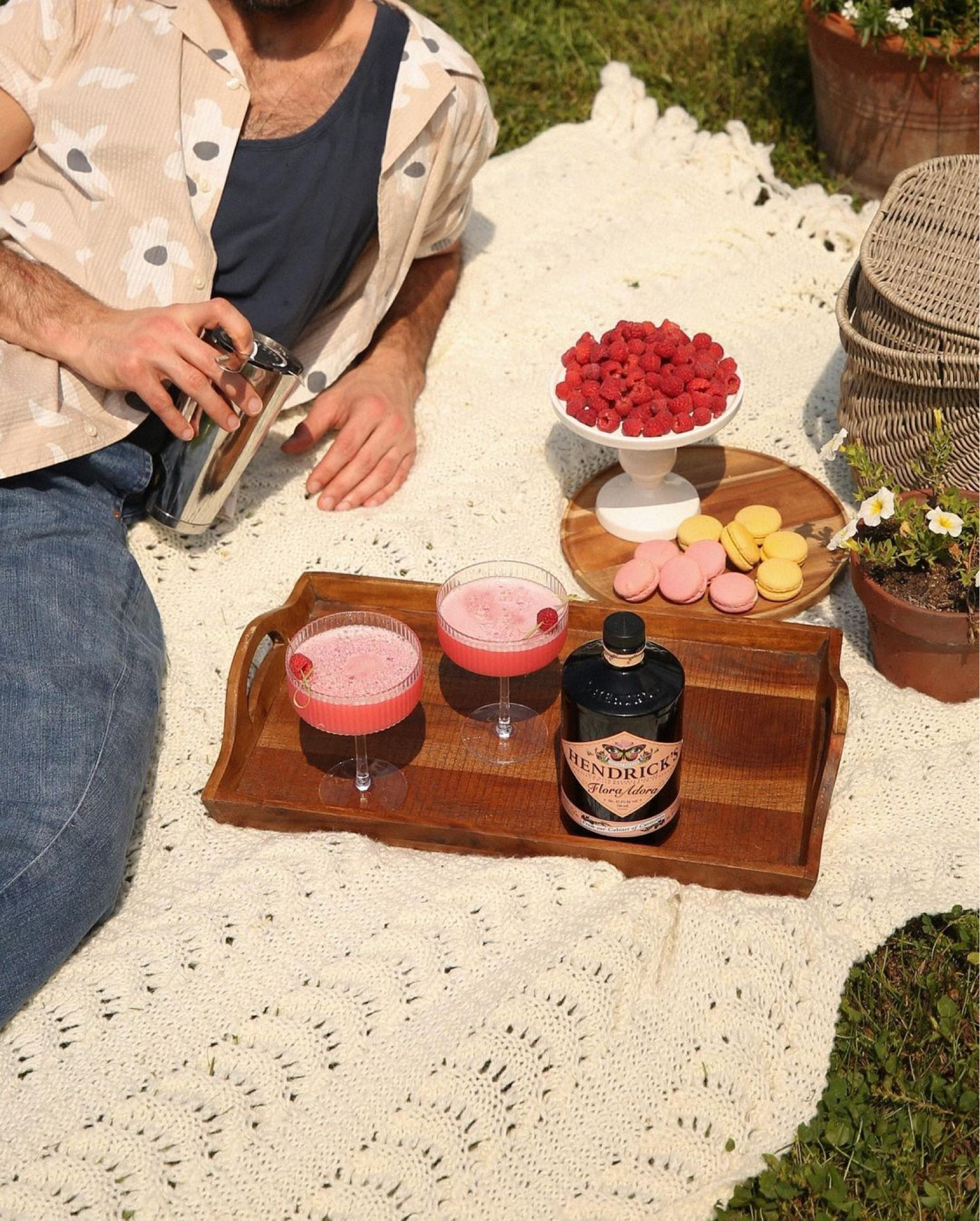 A little picnic with Hendricks 🥂
