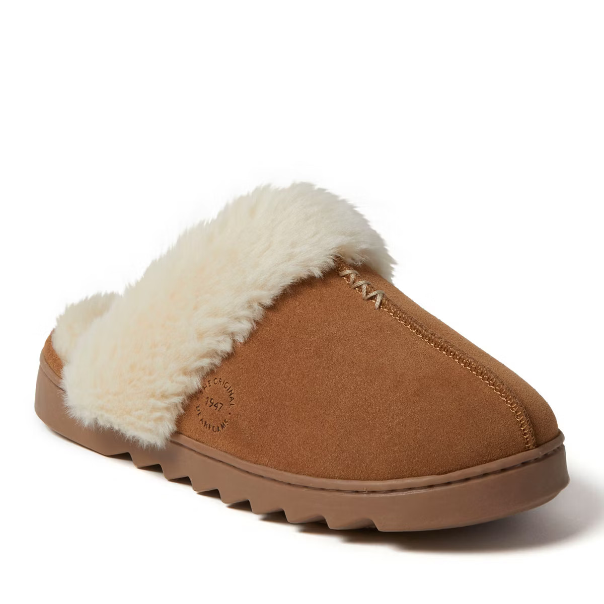 Dearfoams Women's Helena Genuine Suede Scuff House Shoe Slipper | Target