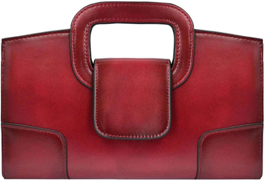 ZLMBAGUS Women Vintage Flap Tote Top Handle Satchel Handbags PU Leather Clutch Purse Shoulder Bag | Amazon (US)