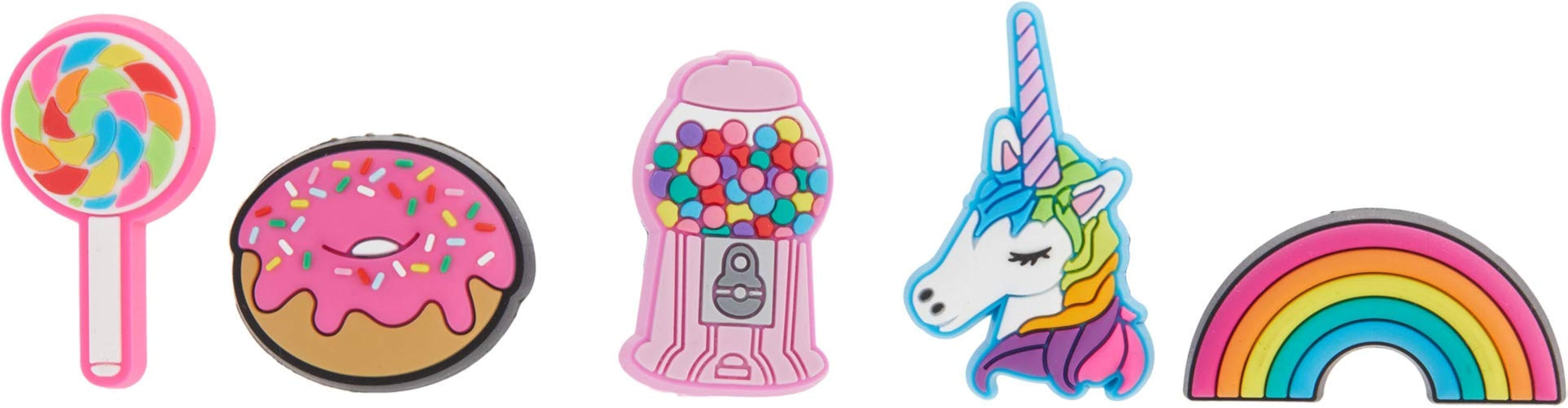 Crocs Jibbitz 5-Pack Unicorn Shoe Charms | Jibbitz for Crocs, Small | Amazon (US)