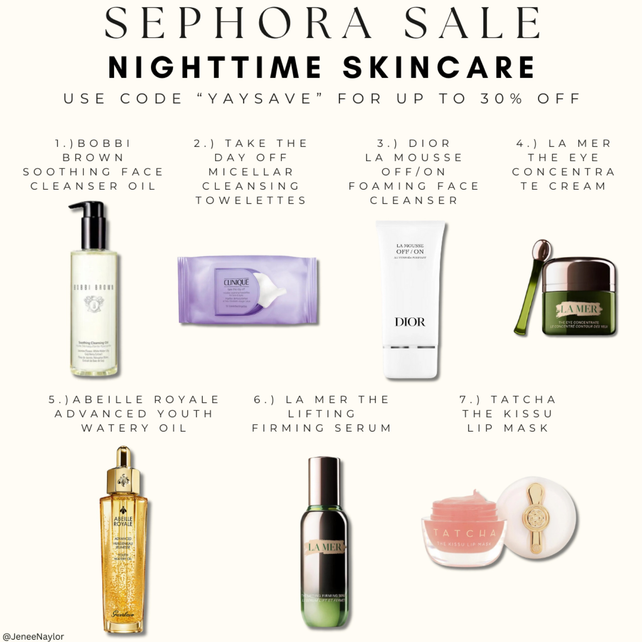 Sephora Skincare: my nighttime routine!!

Now’s the time to stock up & save on all your skincare needs. 

My evening routine is great for double cleansing & leaving your skin feeling hydrated ALL NIGHT!

Use the code “YAYSAVE” at Sephora for up to 30% off.  

#LTKxSephora #LTKbeauty #LTKsalealert