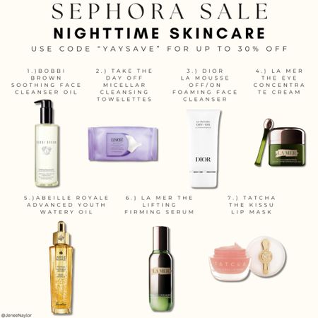 Sephora Skincare: my nighttime routine!!

Now’s the time to stock up & save on all your skincare needs. 

My evening routine is great for double cleansing & leaving your skin feeling hydrated ALL NIGHT!

Use the code “YAYSAVE” at Sephora for up to 30% off.  

#LTKxSephora #LTKbeauty #LTKsalealert