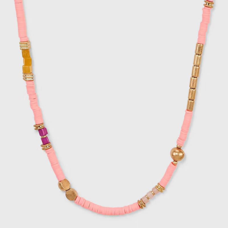 Semi-Precious Beaded Necklace - Universal Thread™ | Target