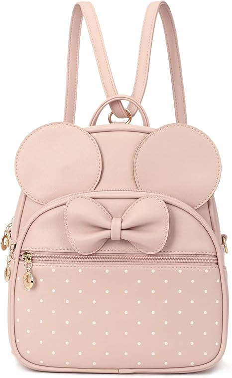 KL928 Girls Mini Backpack Bowknot Polka Dot Cute Daypacks Convertible Shoulder Bag Purse for Wome... | Amazon (US)