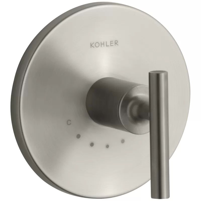 K-T14488-4-BN Purist Valve Trim with Lever Handle for Thermostatic Valve | Wayfair North America
