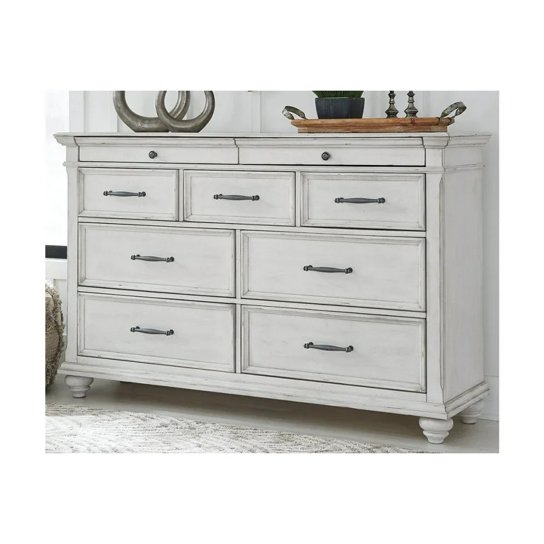 Kanwyn Whitewash Dresser - Walmart.com | Walmart (US)
