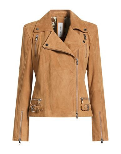 Bully Woman Jacket Camel Size 8 Leather | YOOX (US)