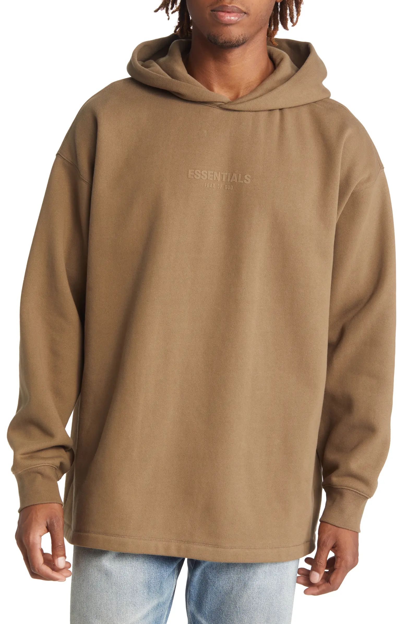 Fear of God Essentials Relaxed Logo Graphic Hoodie | Nordstrom | Nordstrom