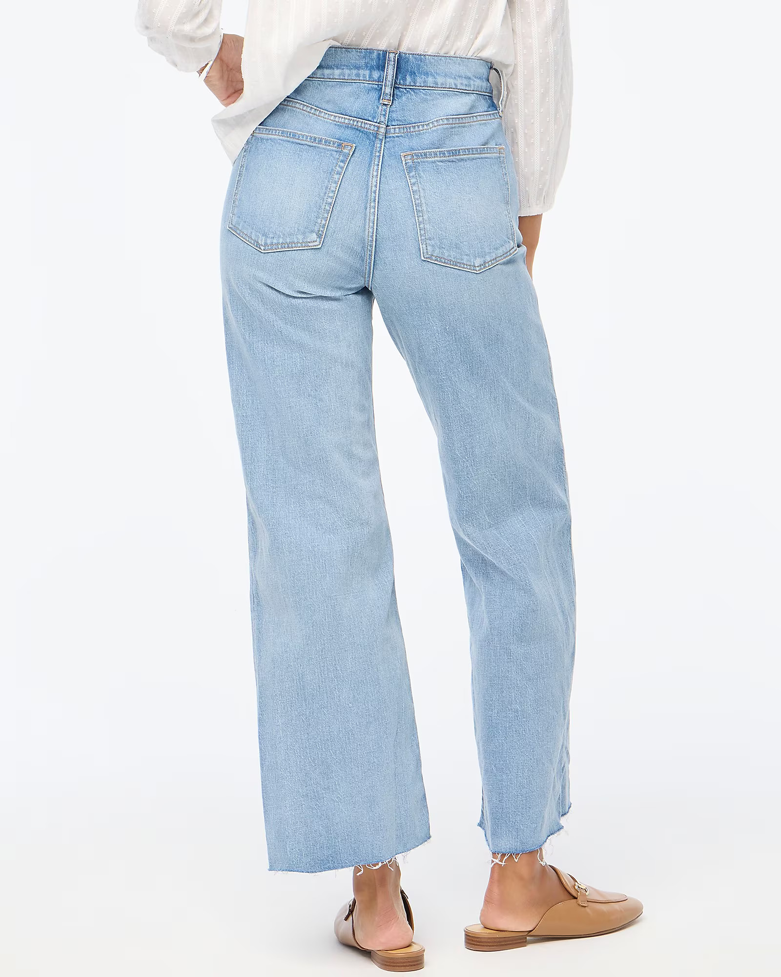 Wide-leg crop jean in all-day stretch | J.Crew Factory
