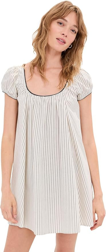LE BOP Women's Babydoll Mini Dress | Amazon (US)