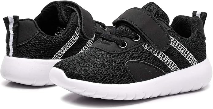 DADAWEN Toddler/Little Kid Boys Girls Casual Lightweight Breathable Strap Sneakers Athletic Runni... | Amazon (US)