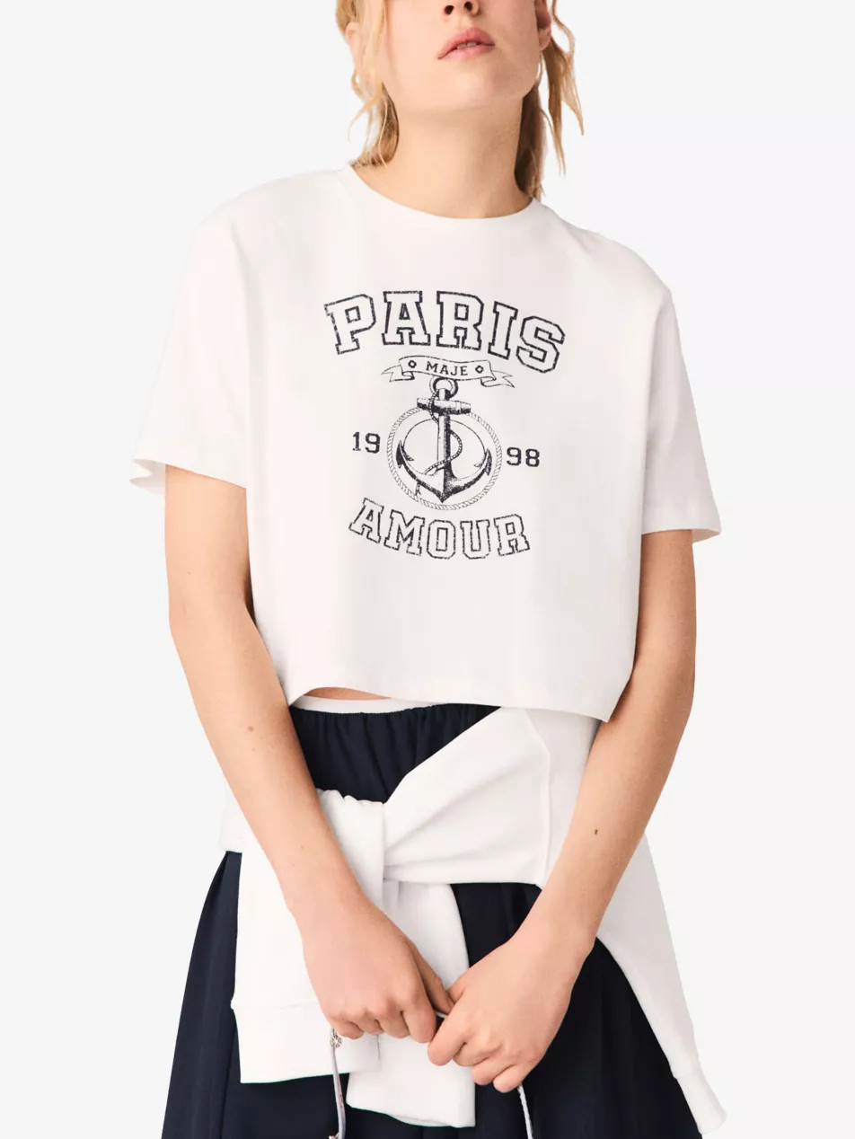 Sailor-Print Short-Sleeved Cotton-Jersey T-Shirt | Selfridges