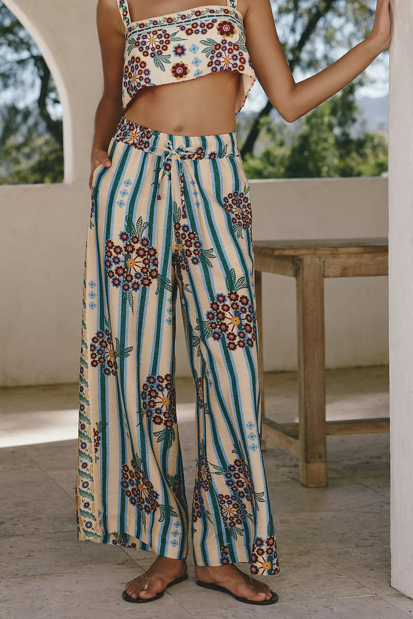 Agua Bendita x Anthropologie Jan Cover Up Pants | Anthropologie (US)