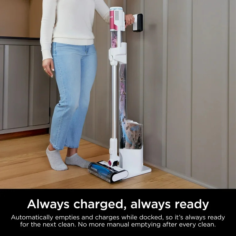 Shark Clean & Empty Cordless Stick Vacuum Cleaner- Auto Empty Base, Self Cleaning Brushroll, HEPA... | Walmart (US)