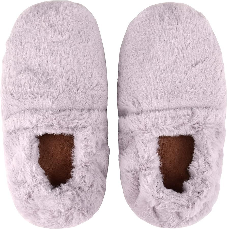 Microwavable Slippers for Women and Men - Heated Booties Warming Slippers for Heat Therapy | Micr... | Amazon (US)