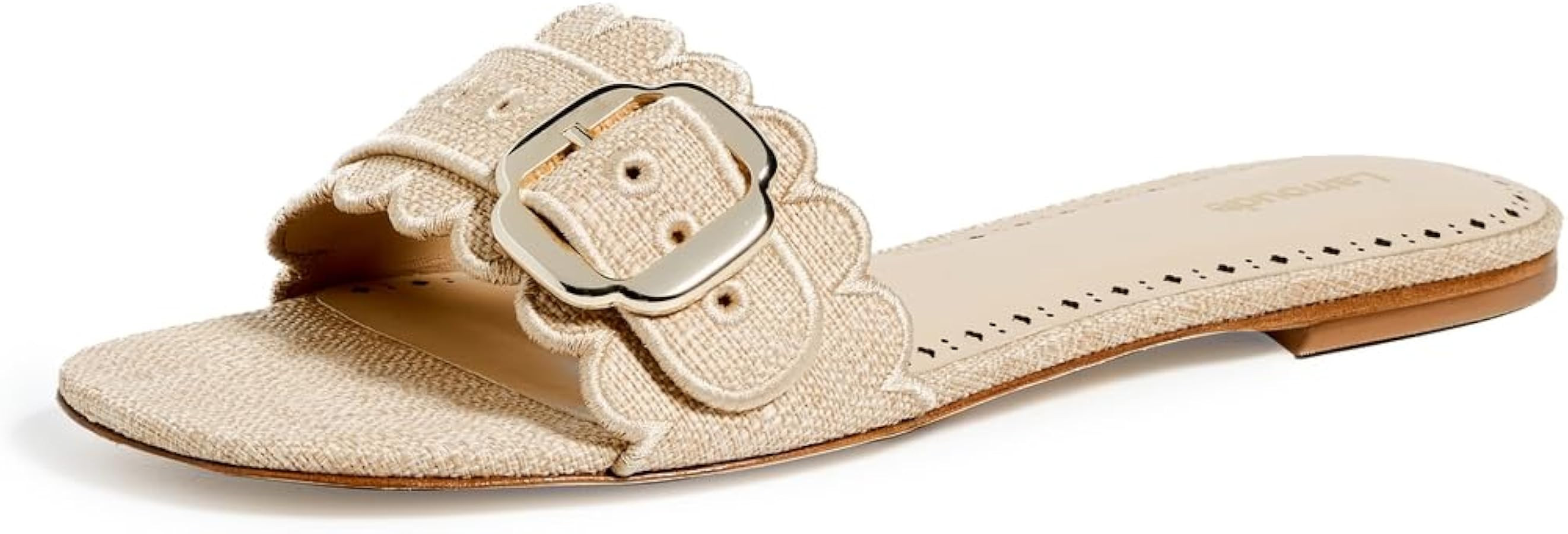 Larroude Women's Ivy Broderie Slides | Amazon (US)